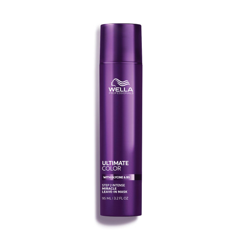 Wella Professionals Ultimate Color Intense Miracle Leave-in Hair Mask | Moisturizing, Anti-Breakage Formula | Shine & Color Vibrancy | For All Color-Treated Hair | 3.2 Fl Oz | 95ml