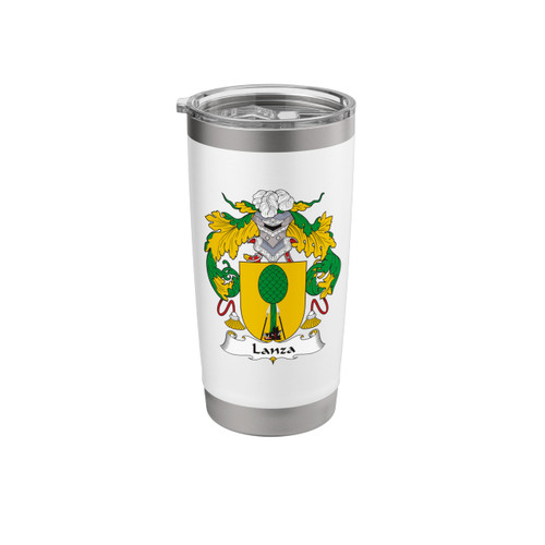 Lanza Coat of Arms - Family Crest Stainless Steel Insulated Tumbler