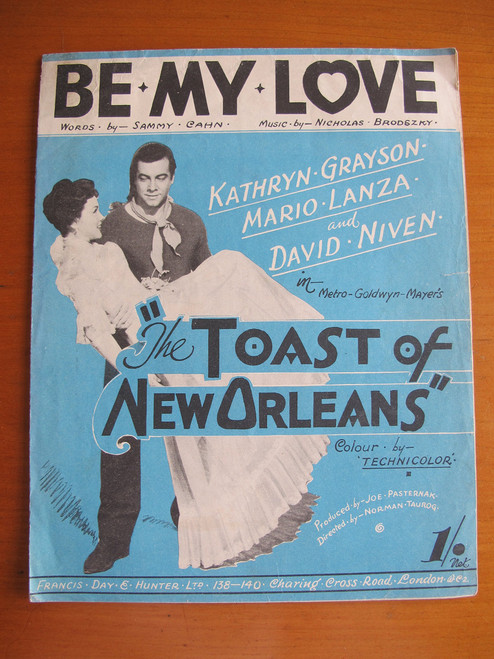 Be My Love: Featuring Cover with Kathryn Grayson, Mario Lanza [Sheetmusic]