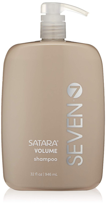 SEVEN Haircare Satara Volume Shampoo for Women & Men, Sulfate + Cruelty Free & Paraben Free with Pro Vitamin B5, Argan Oil, Hydrolyzed Quinoa Protein for Flat + Limp Hair, Made in USA, 32oz