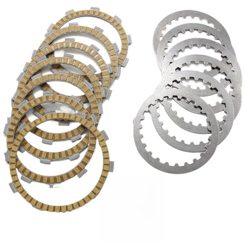 Motorcycle Clutch Friction Disc Plate Kit 1V1-16324-00 Compatible With DT230 DT230R Lanza DT125E DT125 DT200R DT125R DT125RE DT125X