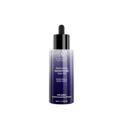 Alterna Haircare CAVIAR Anti-Aging Replenishing Moisture Hair Oil 1.7 oz | Lightweight, Revives and Nourishes Hair | Increased Shine and Softness | Heat Protectant and Frizz Control
