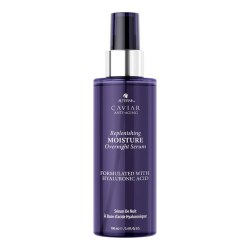 Alterna Caviar Anti-Aging Replenishing Moisture Overnight Serum 3.4oz | Leave In Hair Treatments for Dry, Damaged Hair |Nourishes, Restores with Humidity & Heat Protection