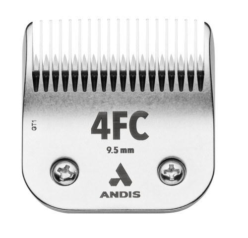 Andis 72615 UltraEdge Detachable Blade Size 4FC – Carbon Steel Dog Clipper Blade, 3/8" Cut Length, Deep Tooth, Professional Grooming Performance
