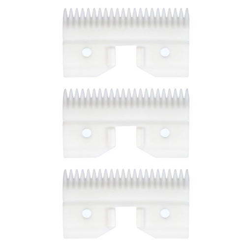 OwnLifeYF 3PCS Ceramic Coarse Pet Replacement Blade Cutter Compatible with Andis 64440, Compatible with Oster A5, Compatible with Walh KM Series Clippers, 22 Teeth