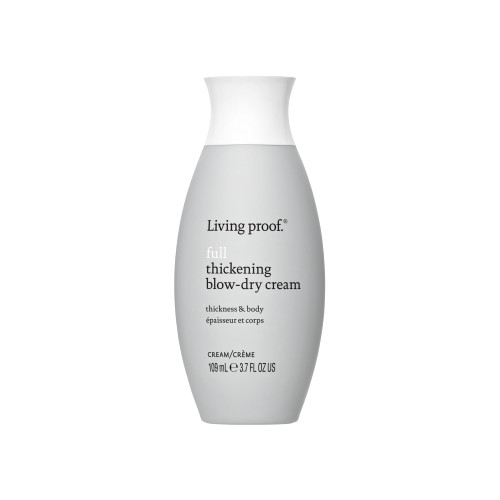 Living proof Full Thickening Blow-Dry Cream – All-Day Fullness, Shine, Lightweight Conditioning, Heat Protection for Fine or Flat Hair, 3.7 oz