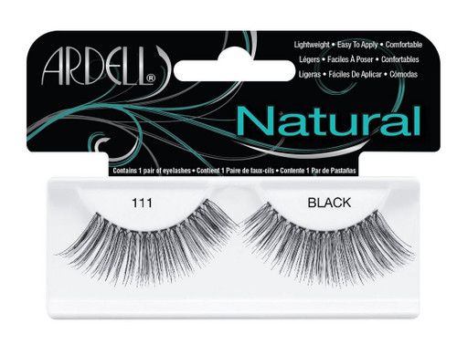 Ardell Lashes 111 – Lightweight, Easy-to-Apply False Eyelashes, Natural Look Strip, Pack of 4