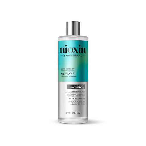 NIOXIN Age Defense Conditioner for Aging Hair | Strengthening Conditioner with Hyaluronic Acid | 16 Fl Oz | 475mL