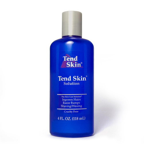 Tend Skin Solution for Unsightly Razor Bumps, Ingrown Hair and Razor Burns, Post Shaving and Waxing Toner for Men and Women, Made in USA, 4 Oz