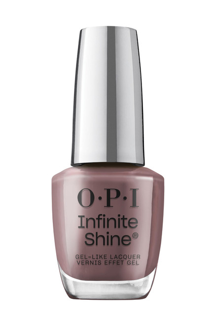 OPI Infinite Shine You Don't Know Jacques! | Opaque Dark Brown Crème Long Wear Gel Like Nail Polish | Vegan, Long Lasting, Streak Free