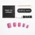 OPI On Point Lucky Lucky Lavender | Short Squoval Pink Lavender Press On Nails | 30 Count with Nail Glue | Long Lasting, Reusable, Non-damaging