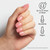 OPI On Point Princesses Rule! | Short Squoval Pink Shimmer Press On Nails | 30 Count with Nail Glue | Long Lasting, Reusable, Non-damaging
