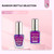 SAVILAND 6pcs Ombre Nail Polish Sets: Charm Pink Blue Gold Purple Pearl Summer Fingernail Polish Colors Air Quick Dry Nail Polish Plant-base Castor Oil Natural Nail Lacquer Women Home Manicure DIY