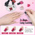 OpenLive 12 PCS Nail Polish Set With 10 Colour Combo, 2 PCS Base And Top Coat,Fast Drying Nail Polish For Home DIY And Beginners.