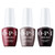 OPI GelColor Iconic Shades Gel Nail Polish Trio Bundle | I'm Not Really a Waitress + You Don't Know Jacques! + Black Cherry Chutney Crème UV Cure Gel Polish Colors