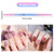 INENK for OPI Nail Polish Remover, 3PCS Nail Clean UP Brushes for Cleaning Polish Mistakes on the Cuticles, Acetone Resistant Nail Brush for Nail Art and Designs