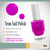 duri 791 Berry Margarita - Neon Purple Nail Polish, Semi Matte, Fast Drying, 0.45 Fl Oz
