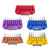 New Professional Animal Stainless Steel 5 Color Guide Comb Set for 10#/15#/30# Detachable Blade,Compatible for Andis/Oster A5/ Wahl KM Series Guards Clipper(Cutting Length 3mm-16mm)
