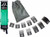 Os.TER Classic 76 Green Color Limited Edition Hair Clipper + 10 PC Comb Set