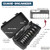 Wahl Clipper Genuine Secure Snap Attachment Guard Organization Kit with Hair Clipper Guards