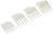 WAHL Comb Set for Peanut Trimmer, White