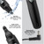 Wahl Groomsman Rechargeable Precision Trimmer for Hygienic Grooming with Rinsable, Interchangeable Heads for Eyebrows, Neckline, Nose, Ears, & Other Detailing - Model 3023284