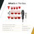 Wahl Professional All Star Combo, Corded Designer Clipper & Peanut Trimmer Set, Adjustable Taper Lever, Complete Kit