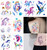 Oottati 8 Sheets Temporary Tattoo Stickers Arm Leg Fake, Hand Paint Fairy Tales Horse Wing Unicorn Pegasus for Women