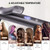 Nycoba Curling Iron, 1 1/4 Inch Hair Curling Wand with Ceramic Coating, Professional Hair Curler, Fast Heating up to 430°F, Wide Voltage for Worldwide, 60 Mins Auto Off, Magenta
