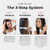 Love Ur Curls - Shampoo & Conditioner Set with All in One Curl Cream Styler for Curly Hair, 3 Step System for Repair and Moisturizing