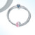 ChenYuTe 925 Sterling Silver Murano Charms, Clear Flower Beads Multi-color Women's Bracelet Necklace Jewelry Gifts