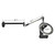 BarberPub Wall Mounted Orbiting Hair Dryer Processor with Smart Control Panel, 950W Salon Hair Care Treatment Machine with Swivel Arm, Space-Saving Barber Equipment HDP05