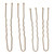 Salon Care Bronze Assorted Hair Pins 100ct Bronze