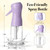 RMNJPW 3Pcs Continuous Spray Bottles For Hair,Ultra Fine Mister for Hair Styling, Plants, Cleaning, Salon, Misting & Skin Care（200ml/6.8oz Green+Pink+Purple）
