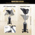 Portable Shampoo Basin with Pump and Wheels, Adjustable Height Salon Shampoo Bowl for Wheelchair Hair Wash, Mobile Hair Washing Station for Home Salon, Elderly & Bedridden Patient Care