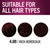 Schwarzkopf Keratin Permanent Hair Dye Cream, 4.8 Rich Bordeaux, Professional Quality Color for Up to 100% Gray Coverage, Bond Enforcing System