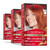 Revlon ColorSilk with Bond Repair Complex, Permanent Hair Color, 100% Gray Coverage, Ammonia Free Dye, Vegan Keratin, 45 Bright Auburn, 3 pack
