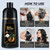 YOURTONE Black Hair Dye Shampoo Instant & Easy 3-in-1 Hair Color Solution for Men and Women - Herbal Formula, Ammonia-free, Lasts 30 Days - 16.90 oz