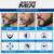 Just for Men 1-Day Beard & Brow Color, Temporary Color for Beard and Eyebrows, For a Fuller, Well-Defined Look, Up to 30 Applications, Black