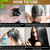 Hair Dye Shampoo for Gray Hair, 3 in 1 Herbal Dye for Women Men, Hair Color Shampoo 500ml (Black)