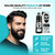 Men’s Hair & Beard Dye color Shampoo –100% Grey Hair Coverage – Black Color Dye - Natural Color 3 in 1 Hair Beard mustache Color