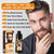 Men’s Brown Beard Dye for Men, 3 in 1 Dark Brown Hair Dye Shampoo for Grey Facial Hair Coverage, 10 Mins Instant Color for Beard, Mustache & Hair, Long-Lasting Beard Color With Natural Extract, 200ML