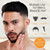 Men's Beard Dye, Brown Beard Dye Shampoo for Gray Hair Coverage, Root Touch Up, 3 in 1 Simpler Hair Color for Men, Long Lasting Hair Dye Shampoo for Beard & Mustache, 200 ml