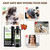 Farndu Jet Black Hair Dye Shampoo Ammonia-free & PPD-free, Gray Hair Coverage Natural Herbal 3 in 1 Hair Color Shampoo for Women Men