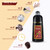 KINGMING Dark Brown Herbal Instant Color Shampoo for Gray Hair Coverage for Women & Men - 3 in 1 Champu Con Tinte Para Canas 500ml