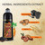 KINGMING Dark Brown Herbal Instant Color Shampoo for Gray Hair Coverage for Women & Men - 3 in 1 Champu Con Tinte Para Canas 500ml