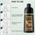 Light Brown Hair Dye Shampoo 3 in 1, Instant 100% Gray Hair Coverage Hair Color Shampoo for Women Men with 9 Natural Herbal Ingredients