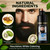 Beard Dye For Men, 10-Minute Instant Gray Coverage, 3 in 1 Black Mens Beard & Mustache Dye Shampoo with 4-6 Weeks Lasting Color, Nourishing with Argan Oil & Noni Fruit, No-Mess Application 6.76 Fl Oz