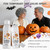 Amzsudy Gray Temporary Hair Color Spray for Women Men, Grey Instant Colored Hair Dye Alternative for Teens, Disposable Washable, Quick Styling for Party Christmas Halloween, 150ml