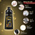COSMTEK Black Hair Dye Shampoo for Gray Hair, Semi-Permanent Hair Color Shampoo for Women and Men, Herbal and No Ammonia, 3 in 1-100% Grey Coverage(16.9 Fl oz)